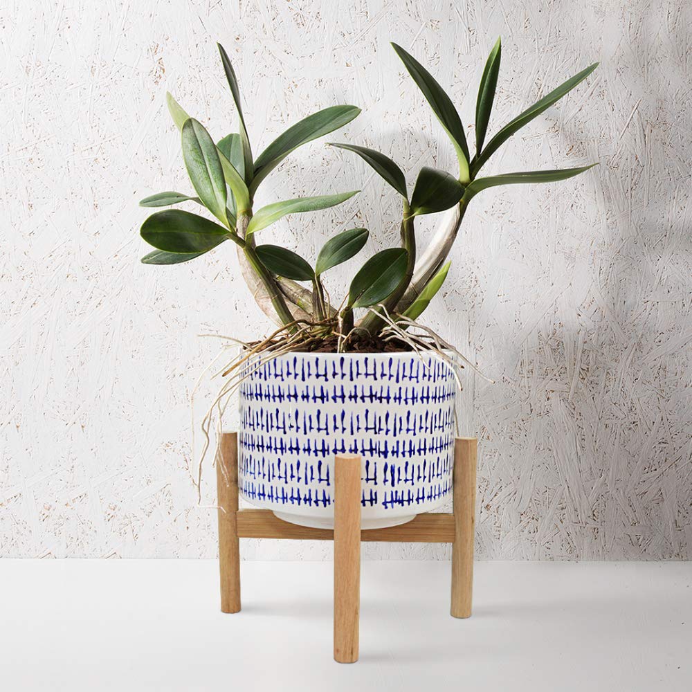 Plant Pot Wood Stand